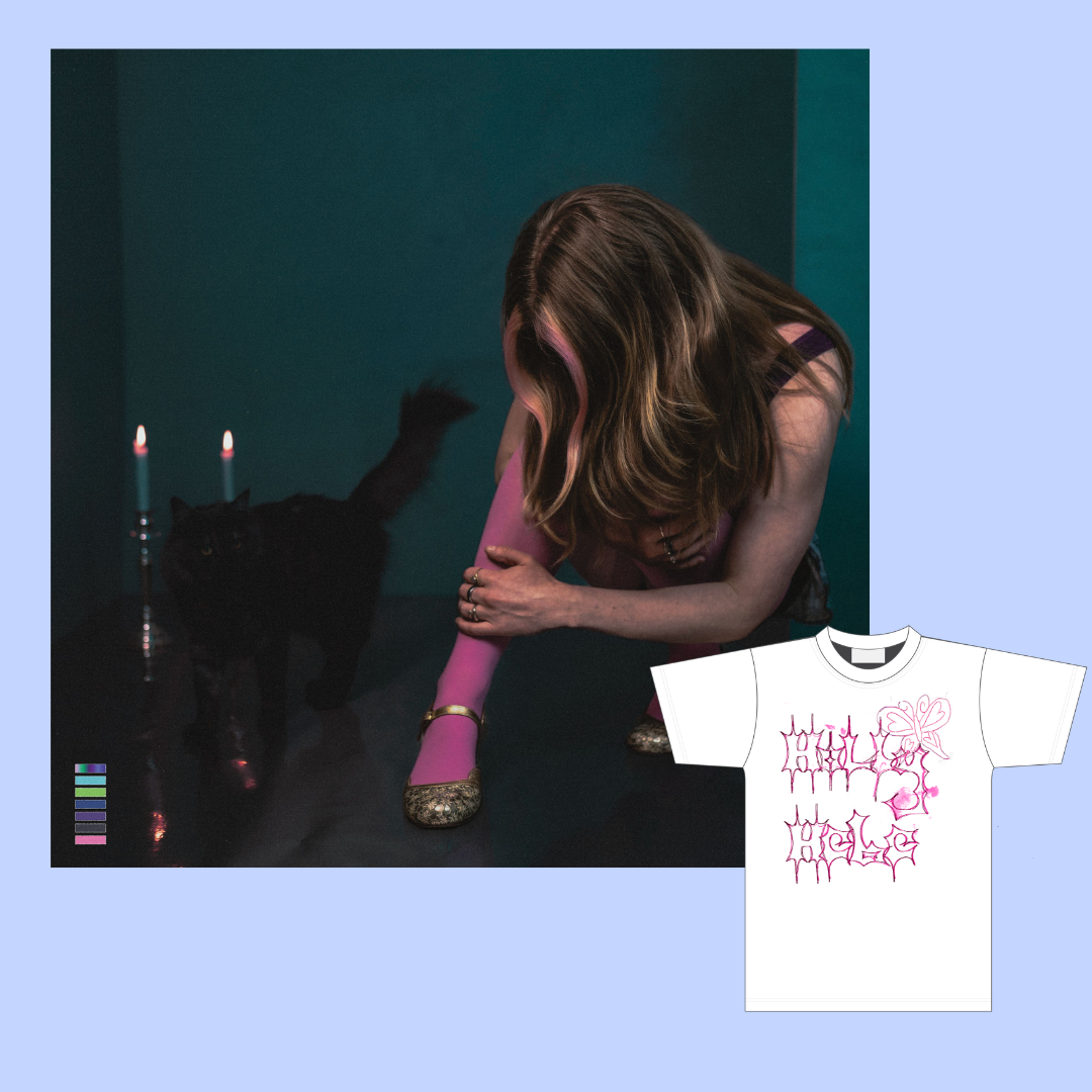 HOLLY HEBE TEE WHITE + Mood Ring Digital EP (PRE-ORDER)